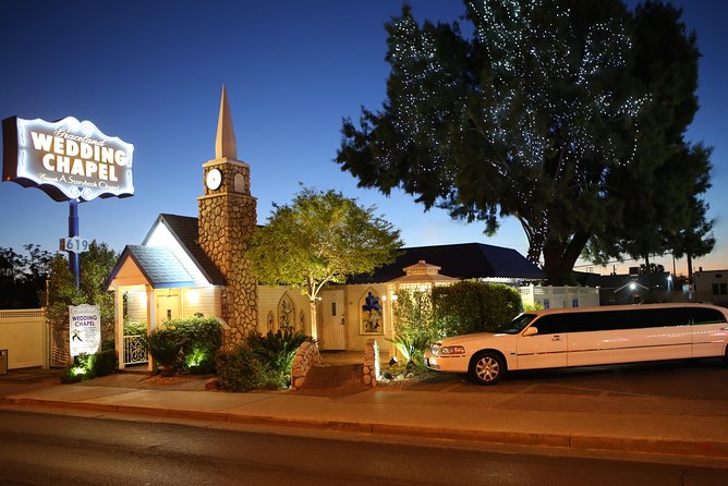 Traditional Wedding or Vow Renewal at Graceland Wedding Chapel - The limousine ride makes the day easy