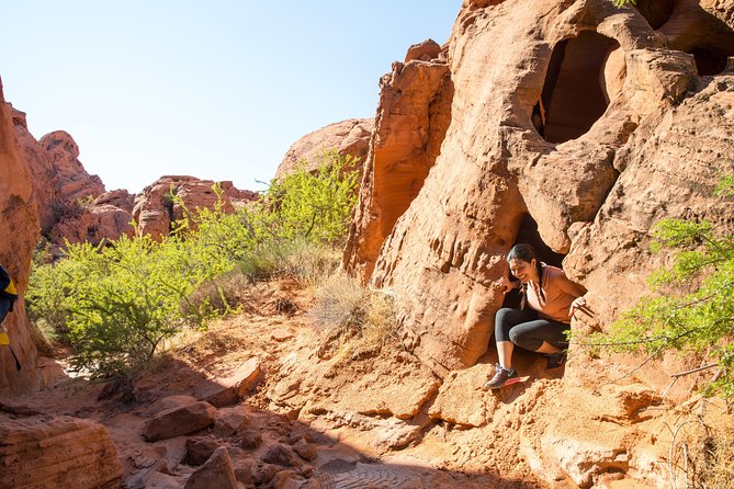 Valley of Fire Guided Hike from Las Vegas - The visitor center and what time permitting means