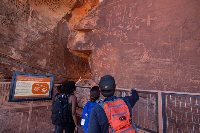 Valley of Fire Guided Hiking Tour and Mojave Desert Adventure - A cold drink and the Las Vegas sign close the loop