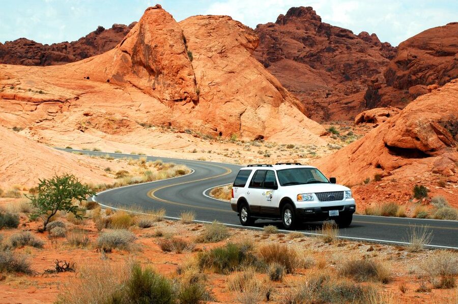 Valley of Fire & Lost City Museum Tour from Las Vegas: - Eagle Point and Guano Point views