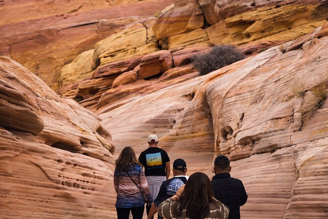 Valley of Fire Sunset Tour from Las Vegas - Rainbow Vista at sunset