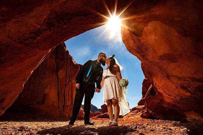 Valley of Fire Wedding Package - Flowers, officiant, permits, and practical wedding details