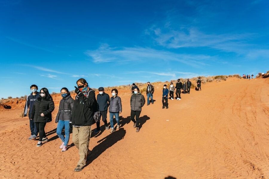 Vegas: Antelope Canyon & Horseshoe Bend Tour at Golden Hour - Lower Antelope Canyon with a Navajo guide