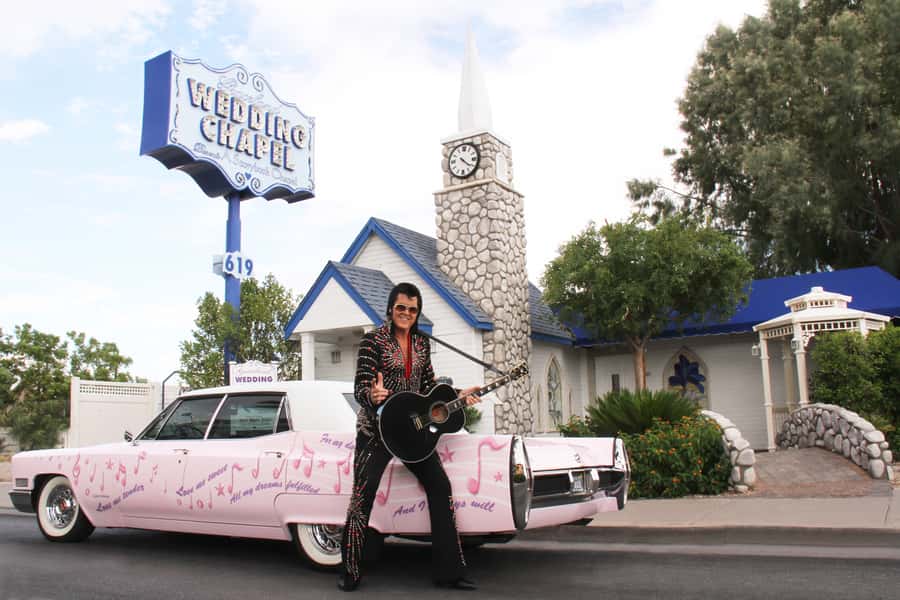Vegas: Elvis-Themed Graceland Chapel Wedding or Vow Renewal - Photos, photo credits, and what you can take home