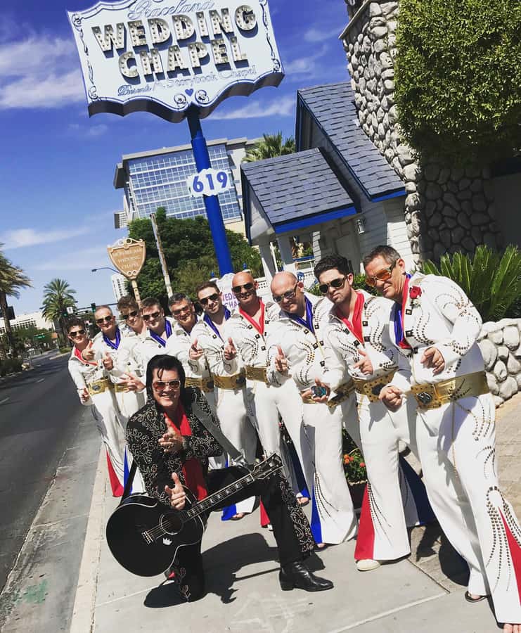 Vegas: Elvis-Themed Graceland Chapel Wedding or Vow Renewal - How the $356 price works for couples and families