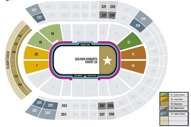 Vegas Golden Knights: NHL Hockey Tickets - The game itself, with a full Vegas production