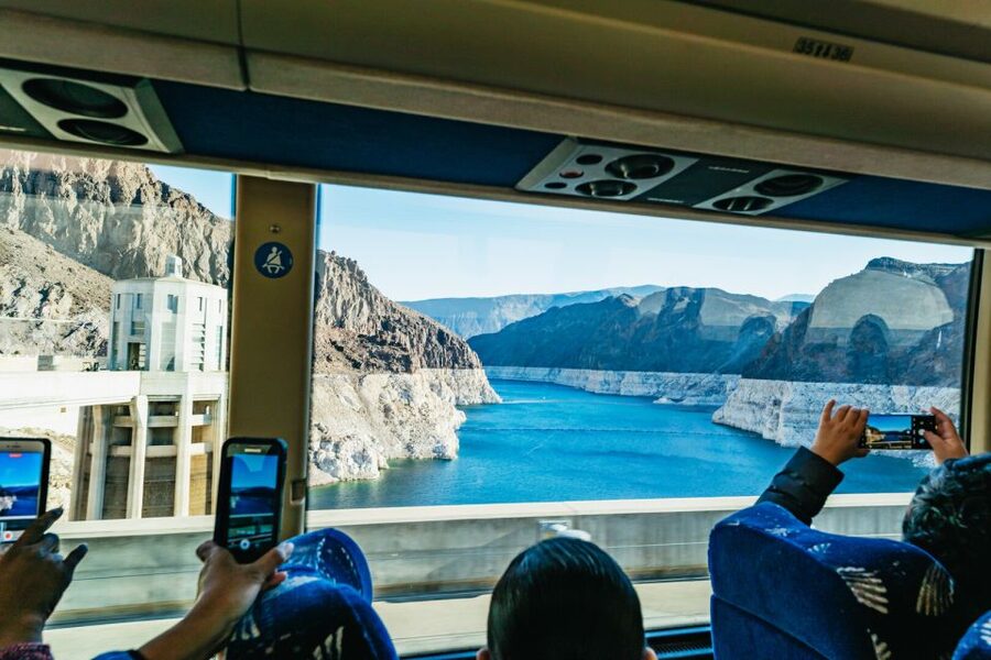 Vegas: Grand Canyon West Rim Tour & Hoover Dam Photo Stop - Arriving at Grand Canyon West on Hualapai land