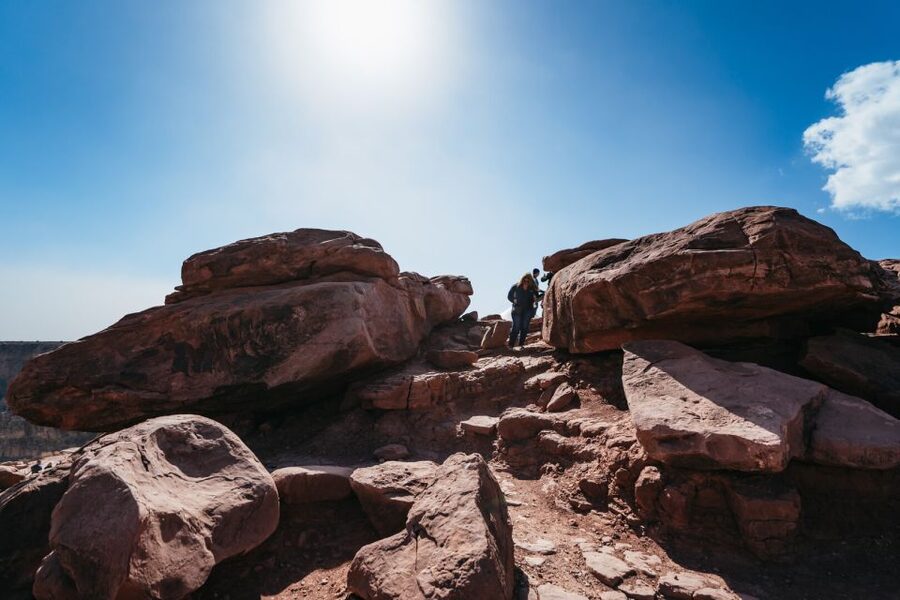 Vegas: Grand Canyon West Rim Tour & Hoover Dam Photo Stop - Eagle Point and the canyon views