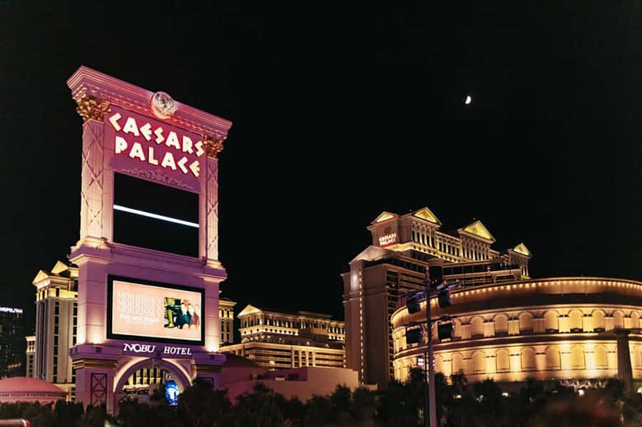 Vegas Illuminated: Ultimate Vegas Panaromic Night Bus Tour - Las Vegas after dark, seen from above
