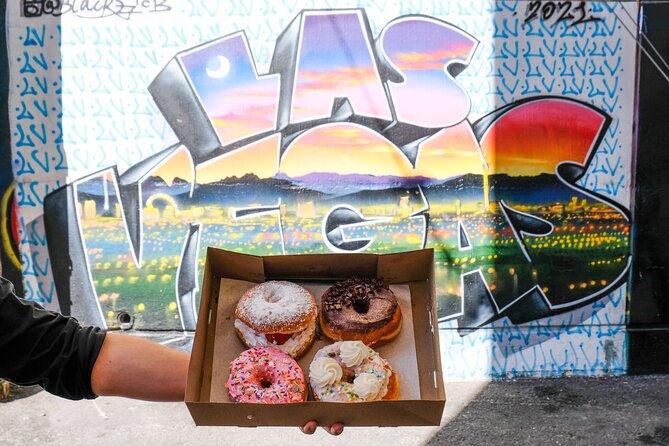 Viva Las Donuts: The Ultimate Las Vegas Artisan Donut Tour - Fremont Street is the visual high point